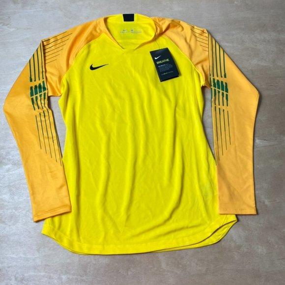 Nike Tops - Nike Guardian II Goalkeeper LS Jersey Women's Size S Tour Yellow AR9769-719